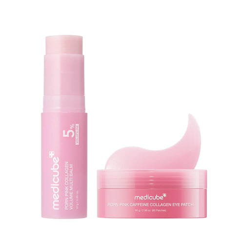 [NEW] [medicube] PDRN Pink Collagen Volume Multi Balm | All In One Volufiline, PDRN, NAD Stick for Youthful-Looking, Helping Look of Fine Lines, Firming Care, Anti-Aging Care | For Under-Eyes, Neck, Forehead, Smile Lines, Lip Care | Korean Skincare - Specification: Multi Balm & Eye Patch